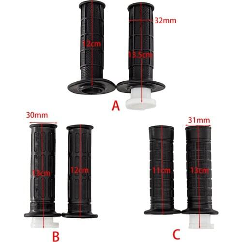 2pcs Hand Grips for ATV, Quad, Motorcycles with 7/8" (22mm) Handlebars Anti-skid Soft Durable