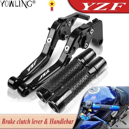 For YAMAHA YZFR1 YZF R1 YZF-R1 1998 Motorcycle Accessories Adjustable Foldable Brake Clutch Levers Handlebar Handle Grips Ends