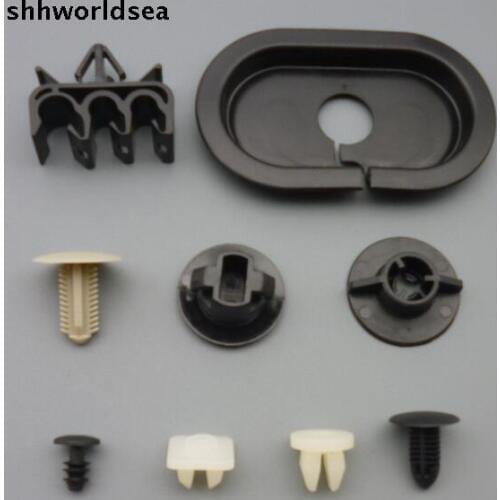 Shhworldsea 100pcs body side fender clip used the hood used under panel front door retainer trim retainer routing clip