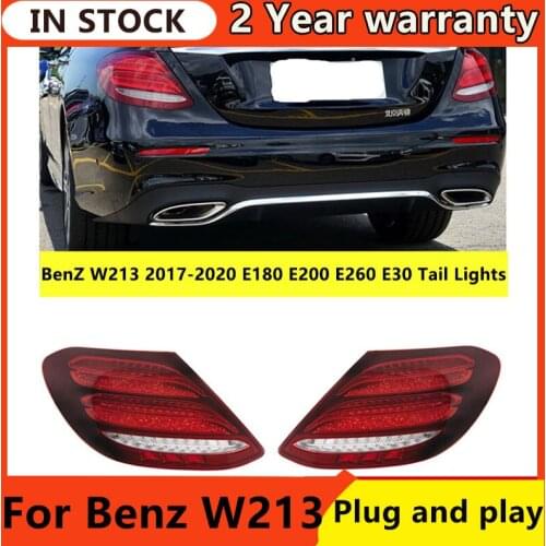 Tail Lamp For Car BenZ W213 2017-2020 E180 E200 E260 E30 Tail Lights Led Fog Lights DRL Day Running Light Tuning Car Accessories