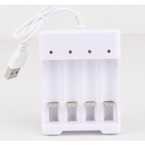 Battery Charger For AA AAA Batteries 4 Ports Battery Charger With USB Plug Universal Power Tool Accessories