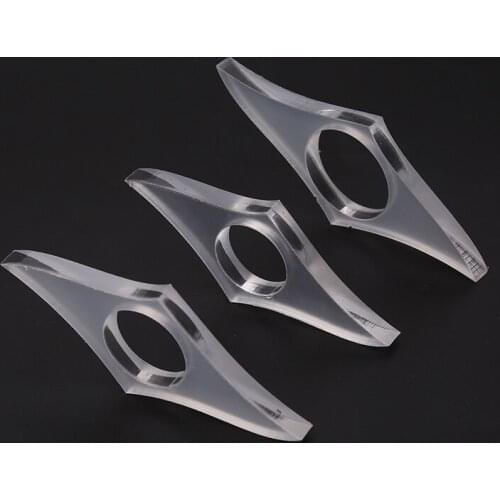 1Pc Transparent Thumb Book Page Holder Clear Page Spreader Thumb Bookmark Novel For Fashion Bookmark