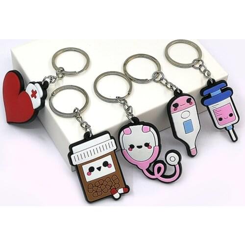 20PCS Super Hero Cartoon Figure Key Chain PVC Mini Anime Key Ring Kids Toy Pendant Keychain Children Key Holder Xmas Gift