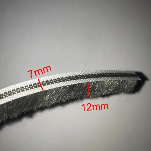 3m x 7mm x 12mm sliding window door gaskets brush seal strip soundproofing weatherstrip
