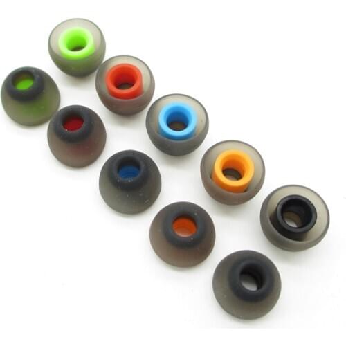 5pairs 4.5mm Silicone Eartips Ear Pads Sleeve For TRN KZ TFZ Earphone