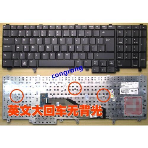 FOR DELL E6520 E5520 M4600 M6600 E5530 E6530 M4700 M6700 English Laptop Keyboard UI
