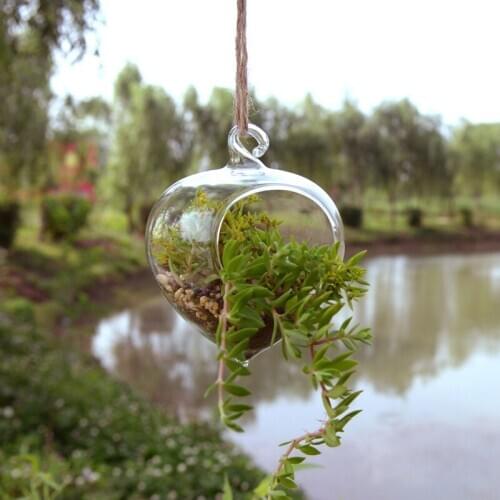 Free Shipping 4pcs/pack Diameter=12cm Big Size Onion Shaped Glass Terrarium Vase Home Decoration Beautiful Wedding Props