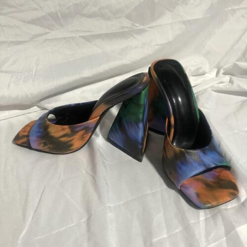 Fashion Female Slippers Summer Newest Open-Toed High Heels Sandals Women 2021 Classic Design Wedding Prom Shoes Woman