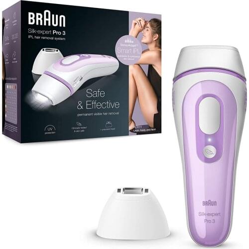 Braun Silk · Expert Pro3 Pl3111 New Generation Ipl, hair Removal Device, Wired, laser Hair Removal 300.000 Light My Horse, hair
