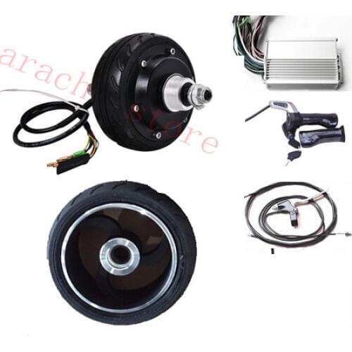 5" 250W 36v Holding brake electric scooter parts , electric wheel hub motor for wheelchair