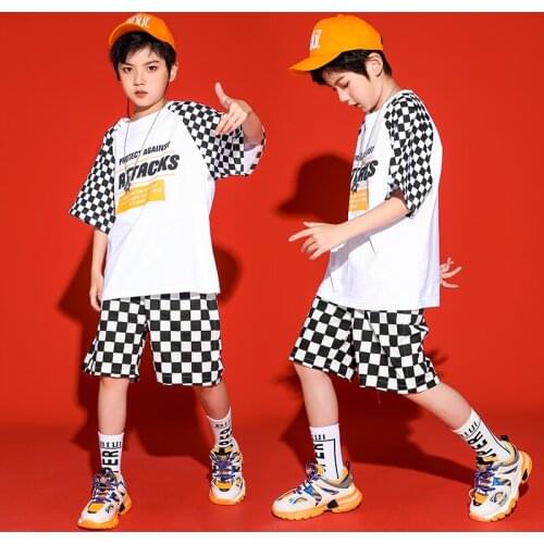 ChildrenS Day Catwalk Show Stage Performance Costumes Kids Hip-Hop Suit Boys Modern Street Dance Girls Jazz Clothing DWY5991