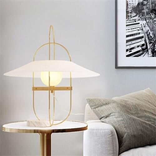 Nordic Line Setareh Design Oval Table Lamps Living Room Luxury Bedroom Study Model Room Table Lights Home Art Deco Luminaires