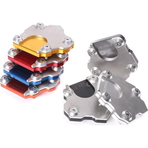 For Suzuki GSXR600 GSX-R600 Kickstand Enlarger Foot Side Stand Pad Extension Pad Enlarge Support Plate Base CNC Motorcycle
