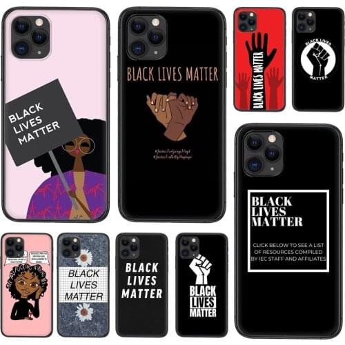 For Xiaomi Mi11 M10 Mi10I Mi10S Mi10T Mi9 CC9 Note10 Poco F3 X3 Lite Pro Ultra NFC Black Lives Matter Cell Phone Skin Women