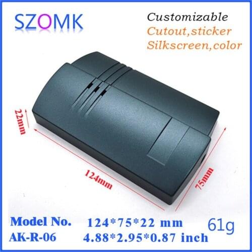 Electronic enclosure plastic electric distribution box (10 pcs) 124*75*22mm door access control box plastic project enclosure