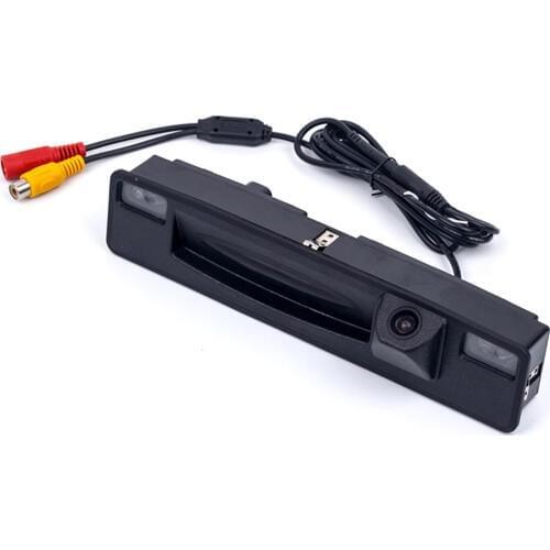 CCD car rear view back up reverse parking camera for 2015 ford new focus handle trunk handle waterproof