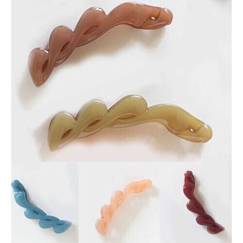 Fashionable womens jelly large banana clip ponytail clip hair accessories beautiful ponytail girl clip