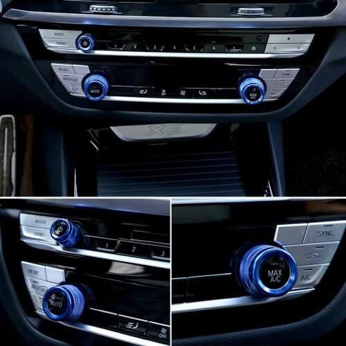Suitable for 20-21 BMW 13 Series 5 Series 7 Series new X1X2X3X4 audio air conditioning knob decorative ring 6gt
