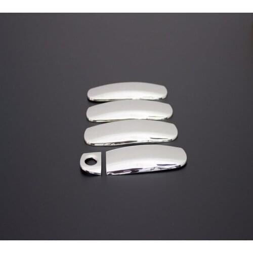 Fit For Audi A6 Door Handle 4 Door 2005-2010 From Chrome Molding Styling Car Accessories Modified Refresh Designed