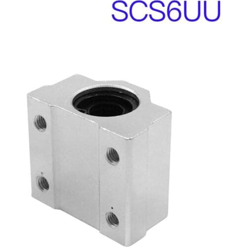 SCS6UU SCS8UU SCS10UU SCS12UU Linear Ball Bearing Block CNC Router for CNC 3D Printer Shafts Rod Parts ACEHE