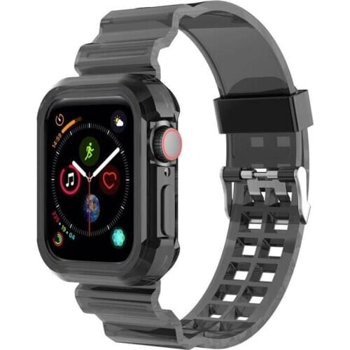 Silicone Strap Bracelet For iwatch series SE 6 5 4 3 Sport band + protective Case For Apple Watch 40mm 44mm 38mm 42mm bands belt