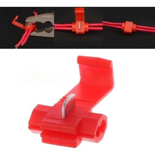 10/30/60 Pcs Ant Clips Electrical Scotch Lock Crimp Terminals T-Tap Quick Splice Cable Terminal for Wire Connector Kit