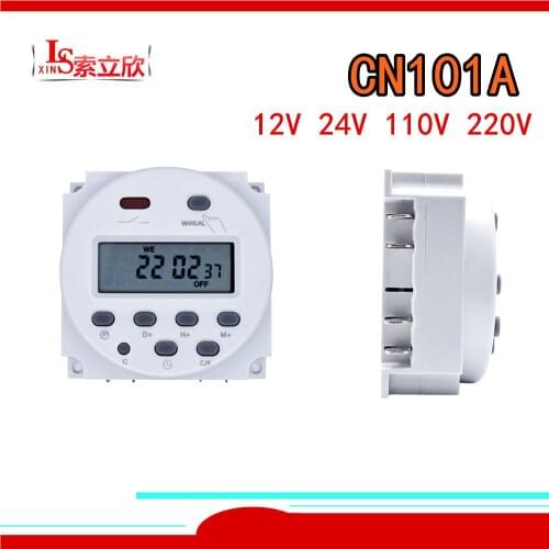 1PCS CN101A Single and double countdown micro cycle time control switch timer controller seconds control 16A 12V/24V/110V/220V