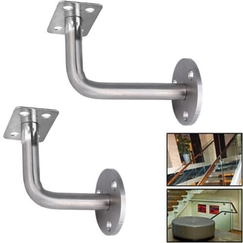 1pc Wall Supports Stainless Steel 304 Wall Support Bracket Hand Rail Connector Handrail Guardrail Stair Railing Support Stair