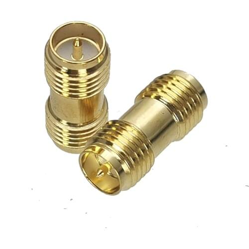 10Pcs RP-SMA Female Plug to RPSMA Female Plug Straight RF Adapter Connector Coaxial High Quanlity straight