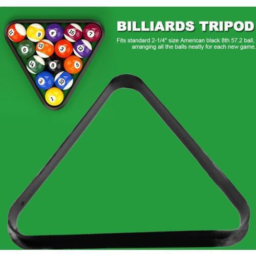 5.25/5.72cm Size Plastic 8 Ball Pool Billiard Table Rack Triangle Rack Snooker Sports Entertainment