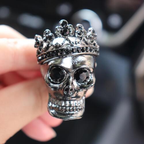 Skull Car Accessories Car Air Freshener Auto Outlet Perfume Clip Scent Flavor In Car Aroma Diffuser Diamond Car Decor Interior