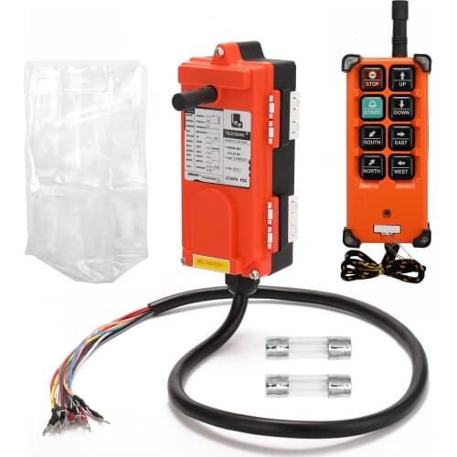 Wireless Crane Remote Control Transmitters Industrial Channel Electric Lift Hoist Radio Push Button Switch Receiver F21-E1B