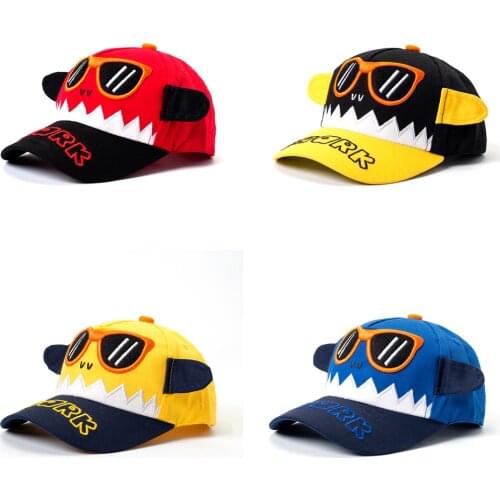 Spring Autumn Boy Girl Baseball Caps New Cotton Outdoor Sun Hat Embroidery Letter Sunglasses Children Bonnets 2-8 Years