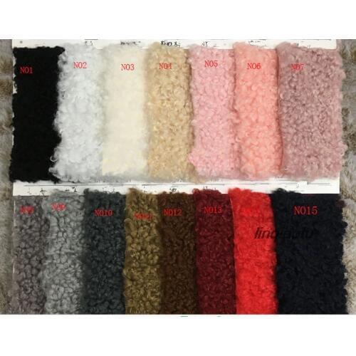 Big Teddy Velvet Plush, Large Grain Sheep Cashmere Large fruit fleece fabric, Altai velvet