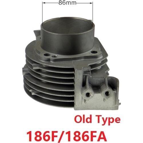 Fast Shipping 186F 186FA Old Type Cylinder liner Air Cooled diesel engine suit for Chinese brand