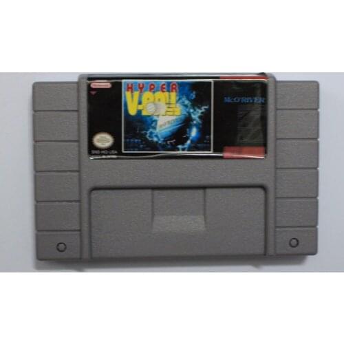 Hyper V-ball 16 bit NTSC Big Gray Game Card For USA Version Game Player
