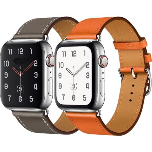 Leather Loop Band for Apple Watch 38mm 40mm 42mm 44mm Tour Watch Bracelet for iwatch Series 6 SE 5 4 3 2 1 Sport Strap