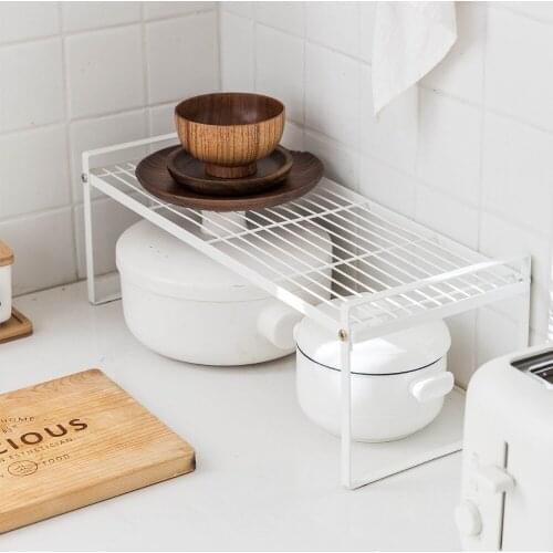 Creative Iron Storage Rack Jar Can Dishes Bottle Pot Sundries Metal Holder Closet Cabinet Space Saver Kitchen Organizer Tools