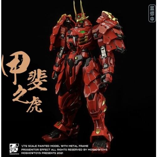 MOSHOW 1:72 MCT-J02 Takeda Shingen GUNDAM 11.4 Inch Alloy Coating Finished Product Model Action Toy Figures Collection Model