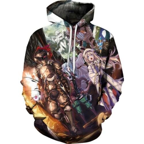 New Goblin Slayer Priestess 3D Men Women Hoodies Fashion Casual Cartoon Hoodie Brand Cartoon Cosplay Coat Streetwear Sweatshirt
