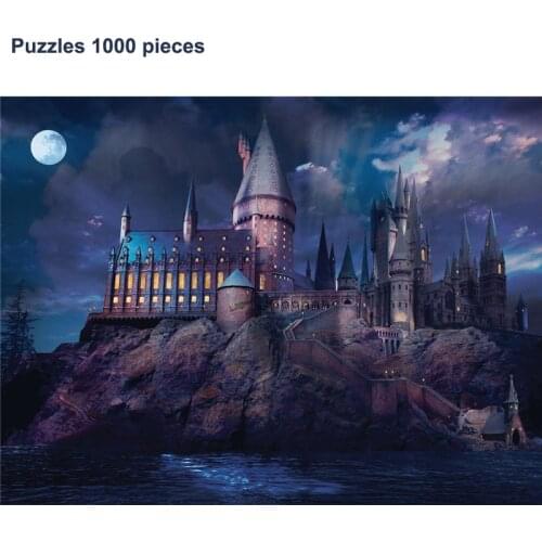 Super hard Jigsaw Puzzles 1000 Pieces Paper Magic Castle Spirit Pet Landscape DIY Creativity Party Toys for Puzzle Adulto Gifts