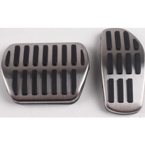 Stainless steelFuel Brake Footrest Pedal for Renault Kadjar 2015 Koleos 2016 2017 2018 Samsung QM6 2016 2017 2018