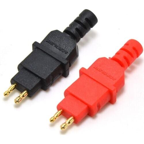 Pair ACROLINK Audio Connector Adapter DIY Headphone Upgrade Plug gold P Plated Hifi Cable For HD600 HD650 HD580 HD25