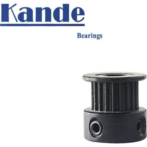 3D Printer Pulley Aluminum Timing Black Pulley 2GT 20teeth Bore 3.17/4/5/6/6.35/8mm Pulley for 2GT Belt Width 6mm GT2 20T 1pcs