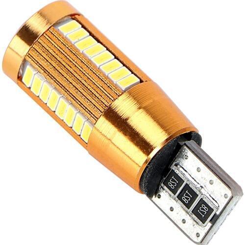 LED Car Marker T10 Auto Trunk Light Dome Reading Lamp Bulb 38 SMD CANBUS NO Error License Plate Light Source Car-styling