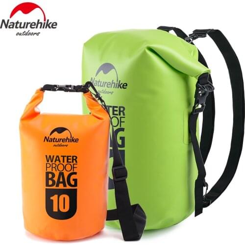 Naturehike 10L 500D Ocean Pack Wading Waterproof Bag Drifting Package Swimming Bag Dry bag