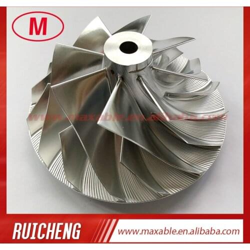 HY55 3597223 73.40/109.00mm 8+8 blades high performance turbocharger billet/milling/aluminum 2618 compressor wheel for4046275