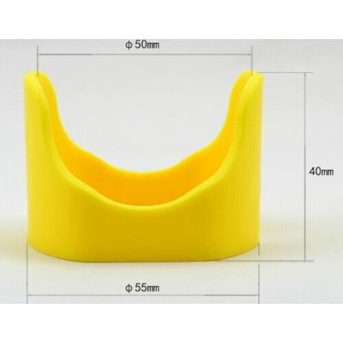 2 x Yellow 22mm Mounting Size Emergency Pushbutton Switch Protective Cover FJ-15