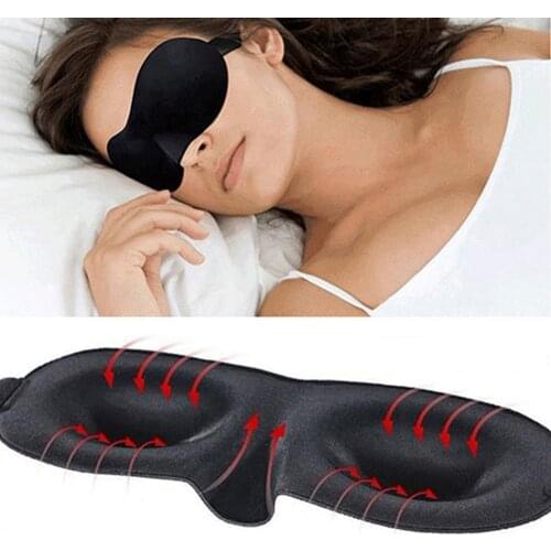 3D Eyeshade Sleeping Eye Mask Blindfold Earplugs Shade Travel Sleep Aid Eye Cover Noise Reduction Sponge Foam Silicone Ear Plug
