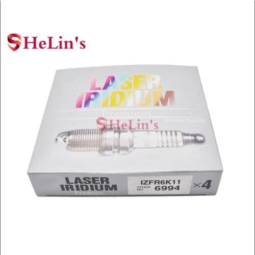 6pcs/lot IZFR6K 11 IZFR6K11 9807B-5617W 9807B5617W 6994 New IRIDIUM Spark Plug For Honda Accord 2003-2007 Civic Acura RL TL CL